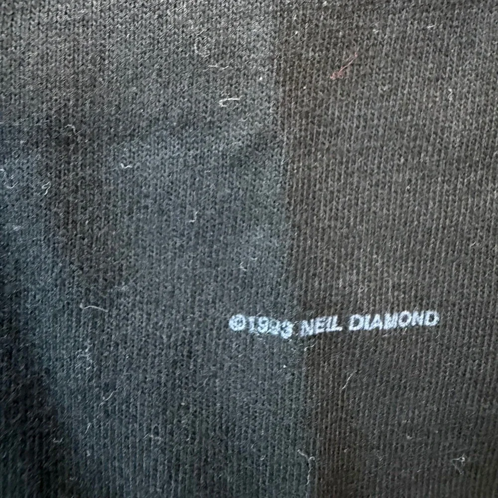 Vintage 1996 Neil Diamond US Tour Graphic T-Shirt Mens XL Black Tour Champ‎ 90s